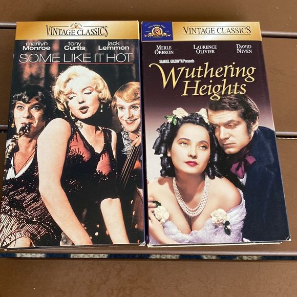 Bundle of 6  Classic VHS Video Tapes Marilyn Monroe Jimmy Stewart Myrna Loy - Picture 6 of 7